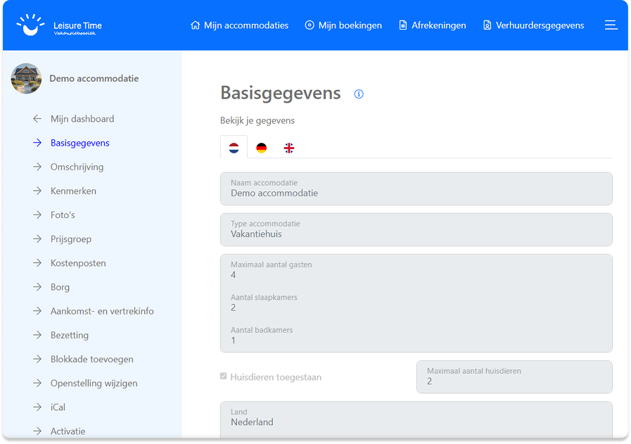 LTBC account management